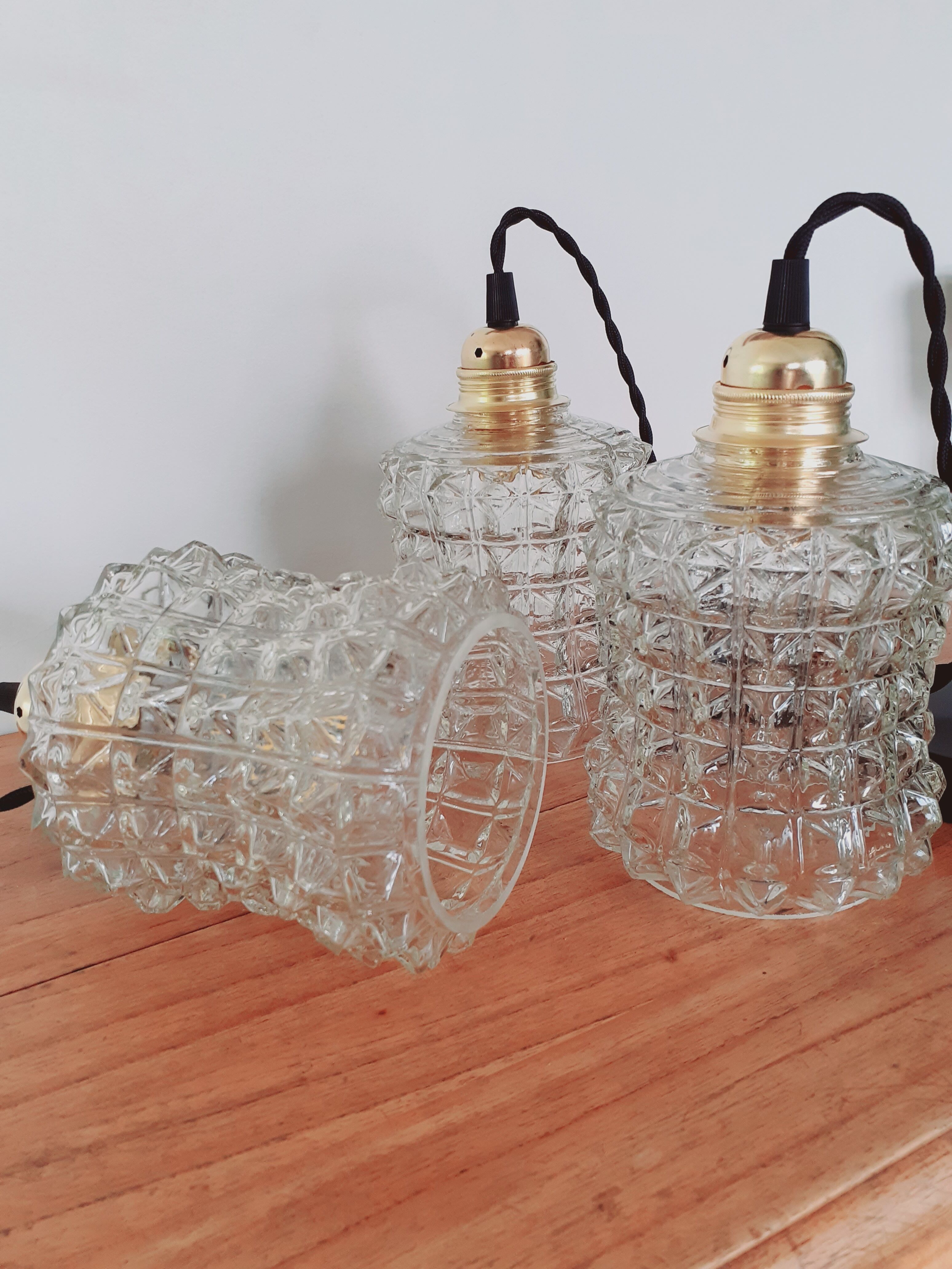 Lot de 3 suspensions