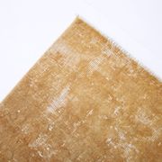 Tapis turc traditionnel vintage moutarde
