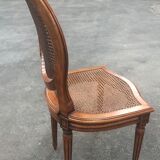 Series of 6 lLuis XVI chairs in cannage