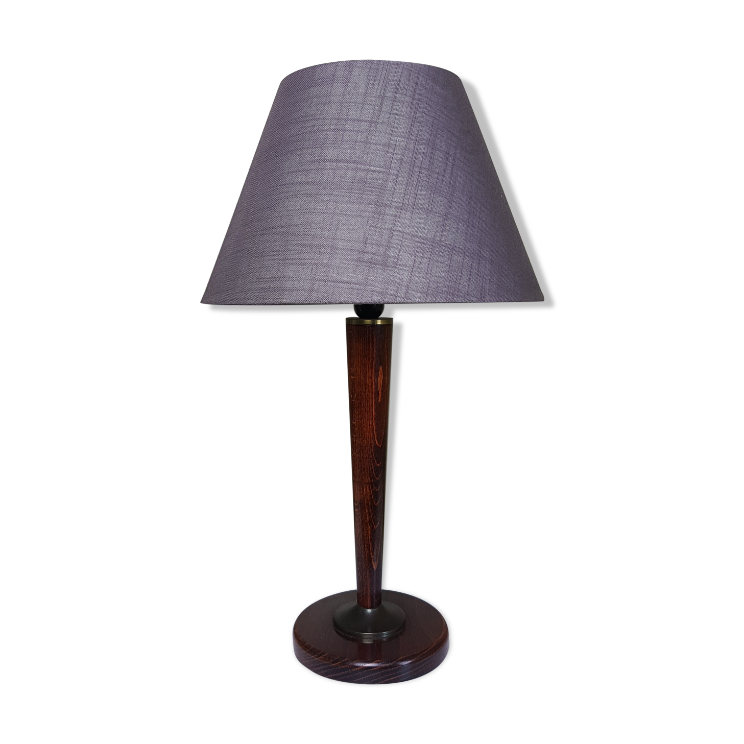 Art deco wooden lamp