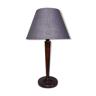 Art deco wooden lamp