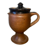 Stoneware pitcher signed Pierre Digan