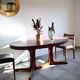 Vintage Baumann style dining table from the 1960s-1970s
