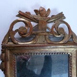 Miroir à fronton XVIIIeme siècle époque Louis XVI