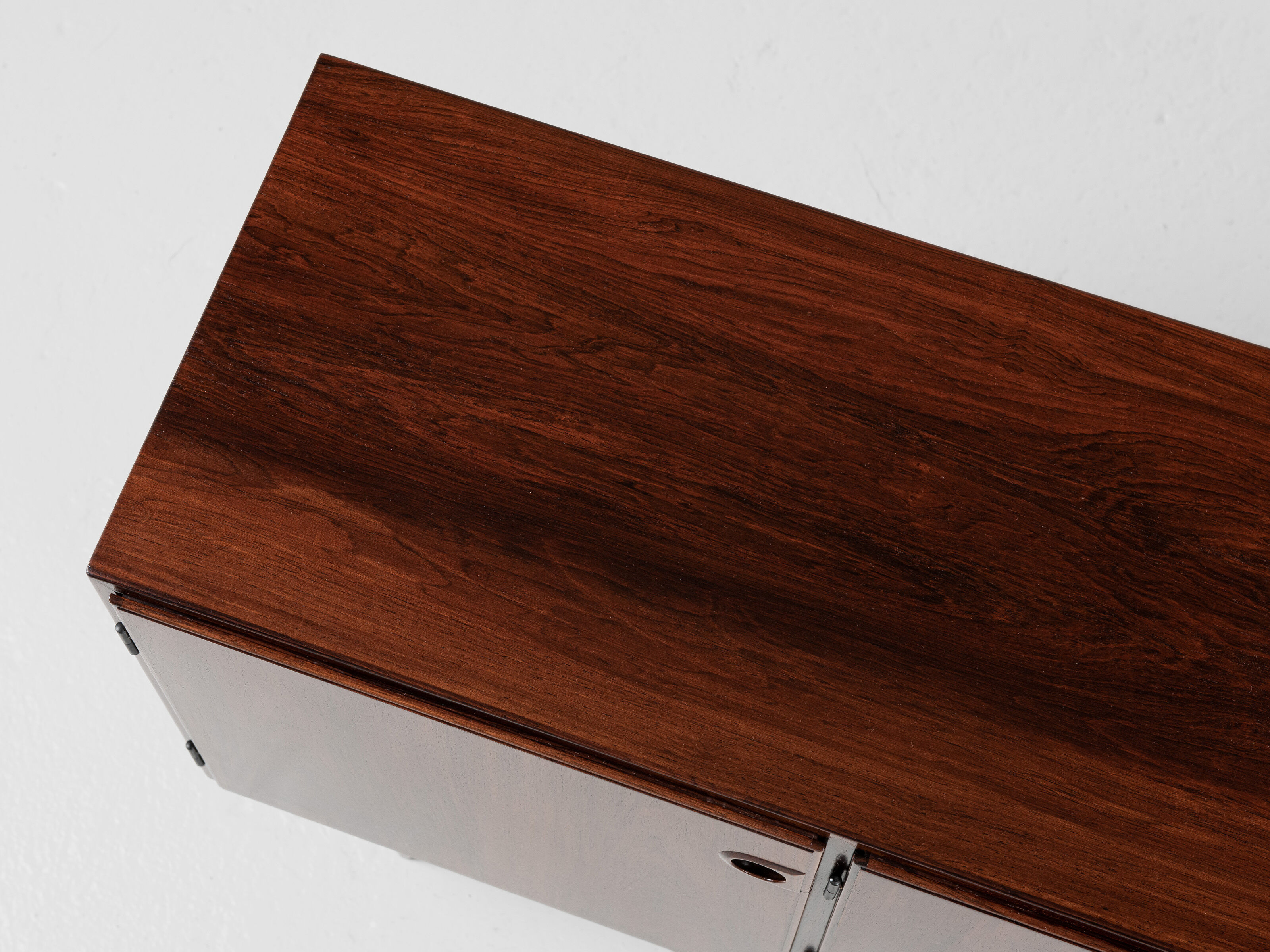 Midcentury danish sideboard with 3 doors in rosewood 1960s