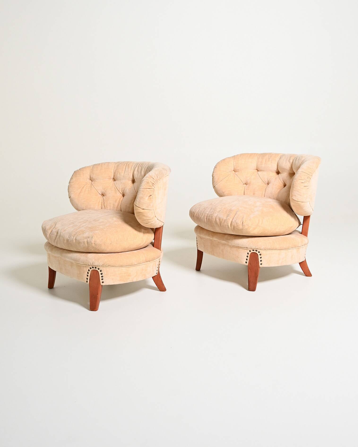 Pair of armchairs by Otto Schulz for Boet, 1940s
