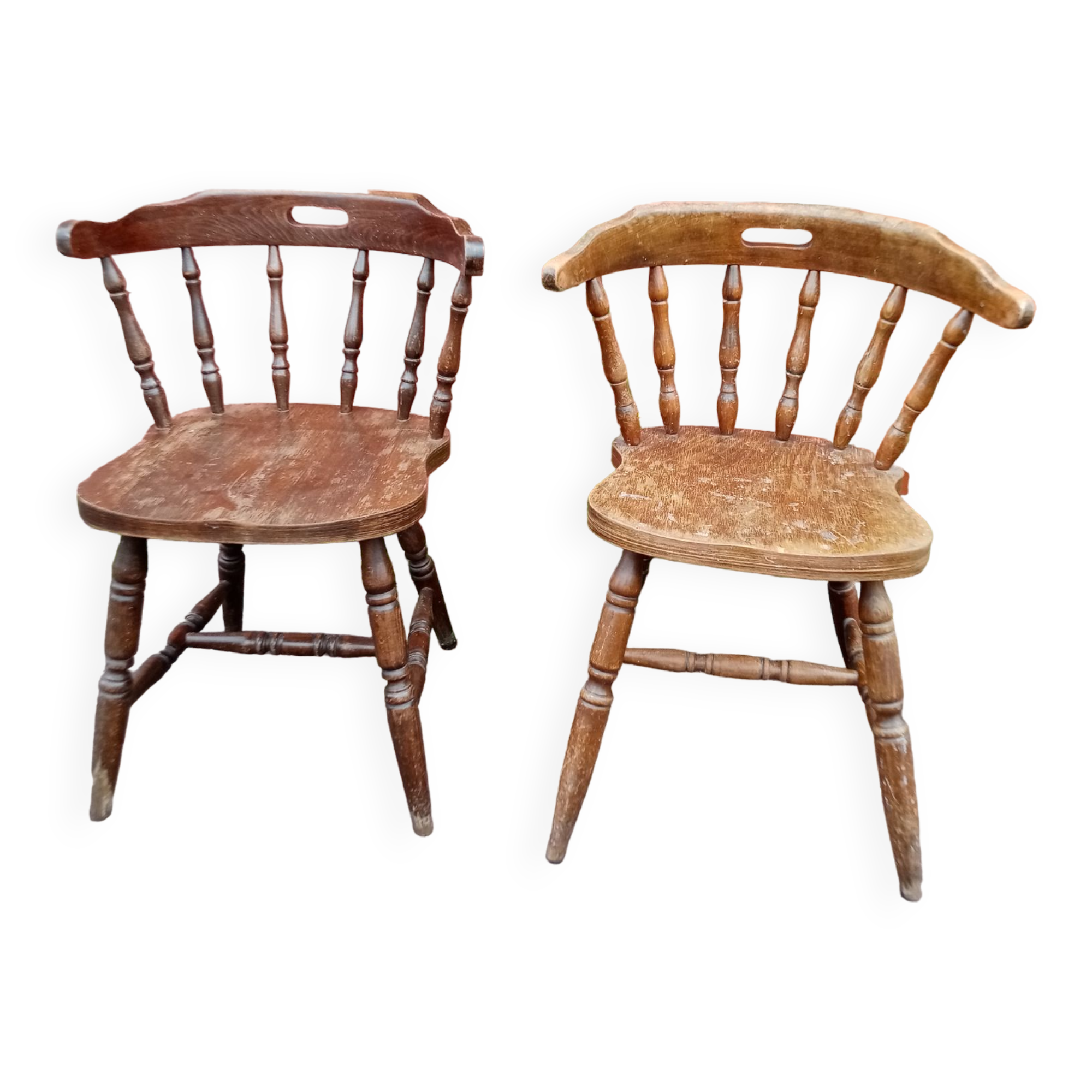 Western chair varnished wood
