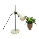 Wit metalen bureaulamp, tafellamp