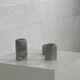 Pair of marble candlesticks