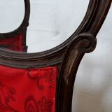 Screen carved wood glass beveled