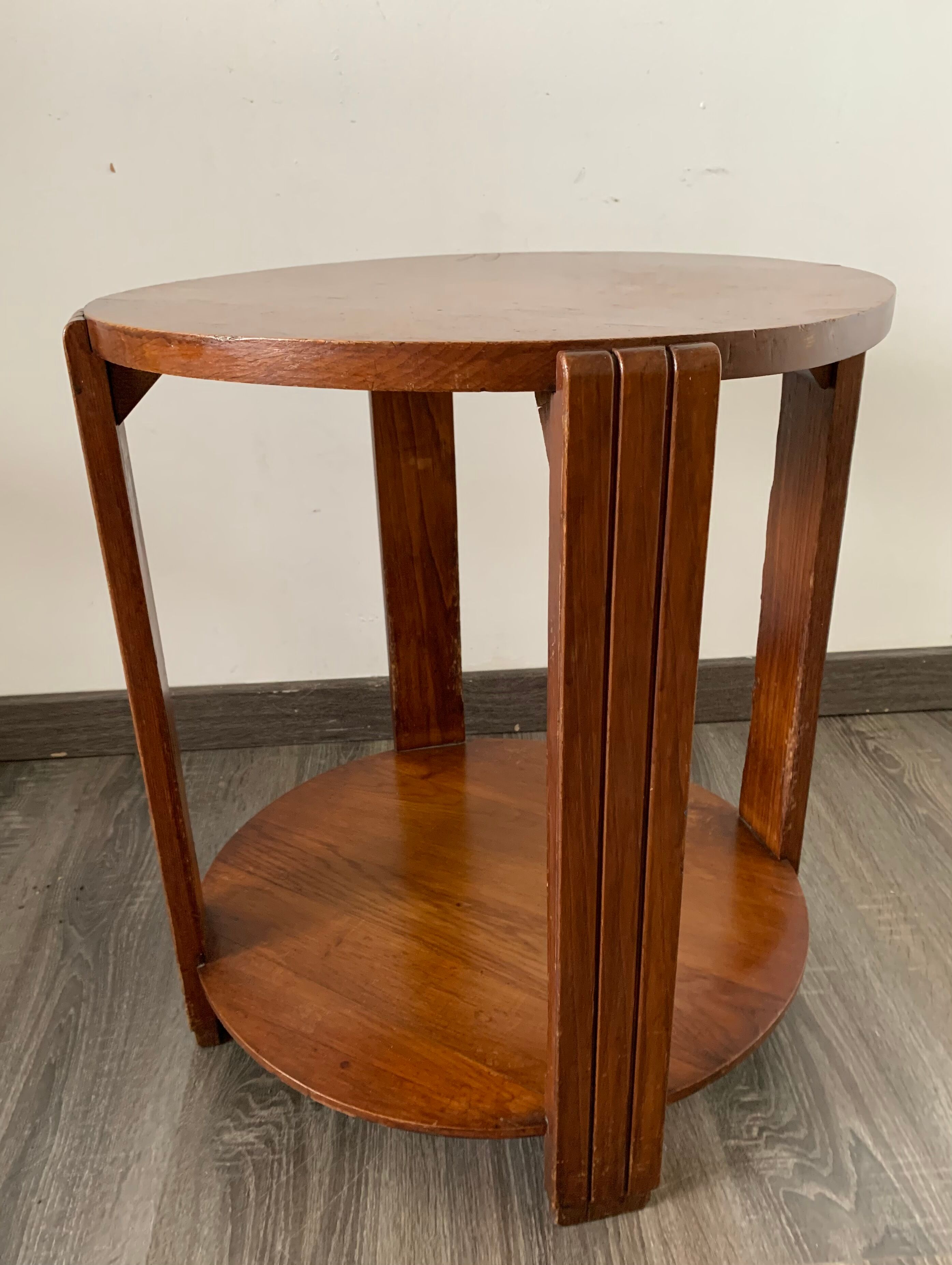 Art deco pedestal table