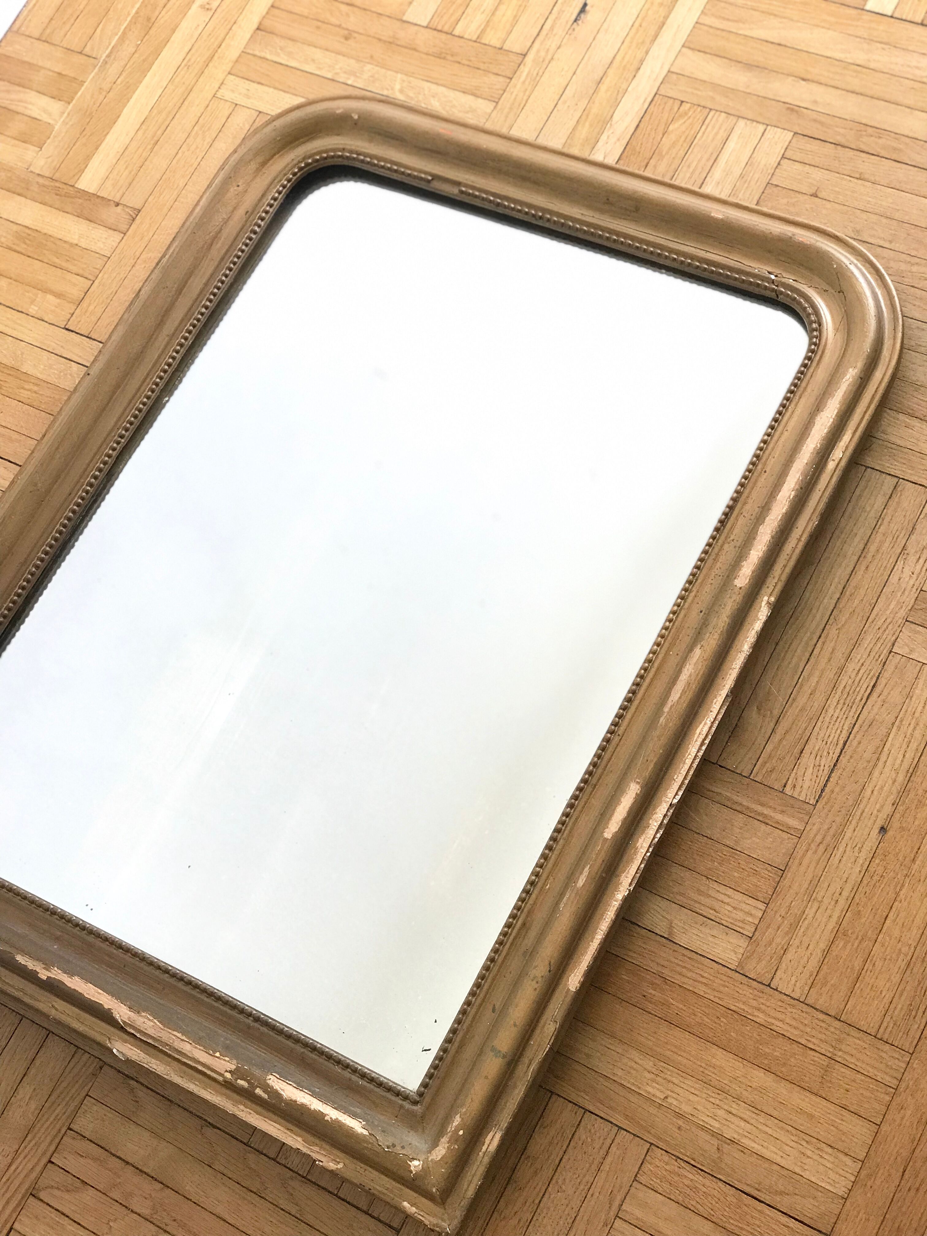 Louis Philippe golden mirror 78x60cm
