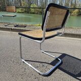Marcel Breuer B32 chair in original cane signed Italy