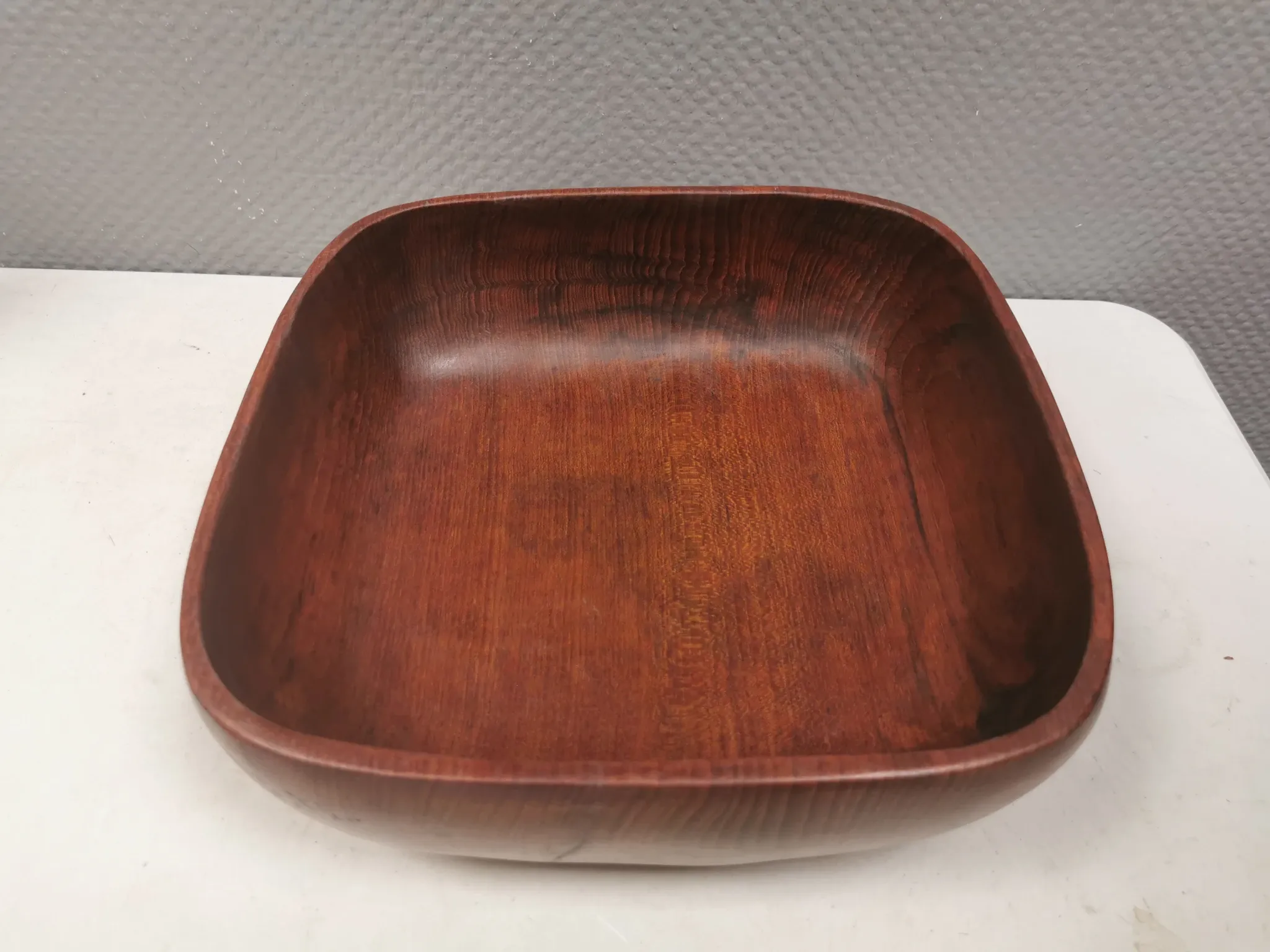 A large, beautiful teak bowl, Danish and probably from the 1980s.