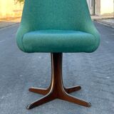 60s vintage design swivel office chair