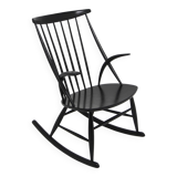 Beech rocking chair, Illum Wikkelsø, N. Eilersen, Denmark, 1960
