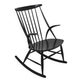 Beech rocking chair, Illum Wikkelsø, N. Eilersen, Denmark, 1960