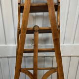 Late 19th century walnut library stepladder