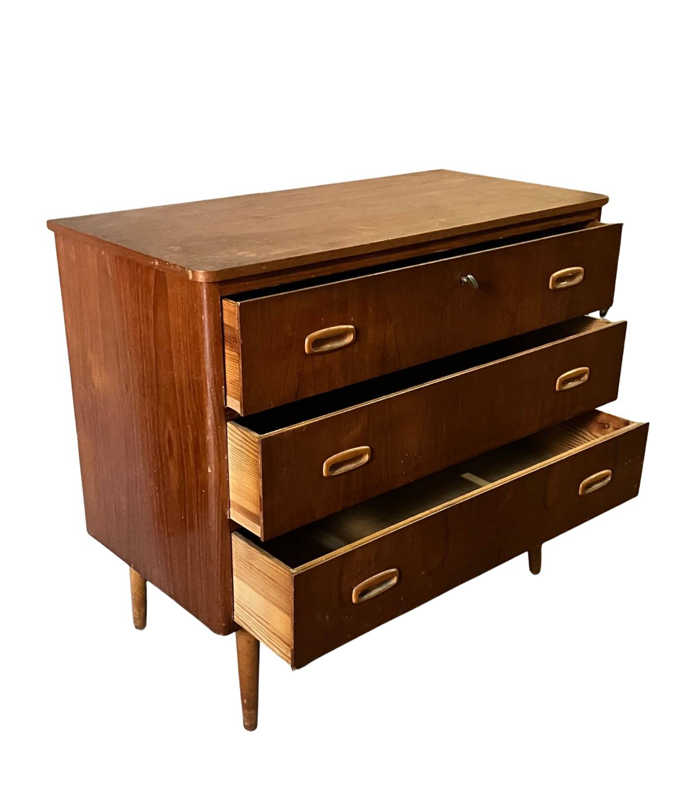 Scandinavian teak chest of drawers, 1960.