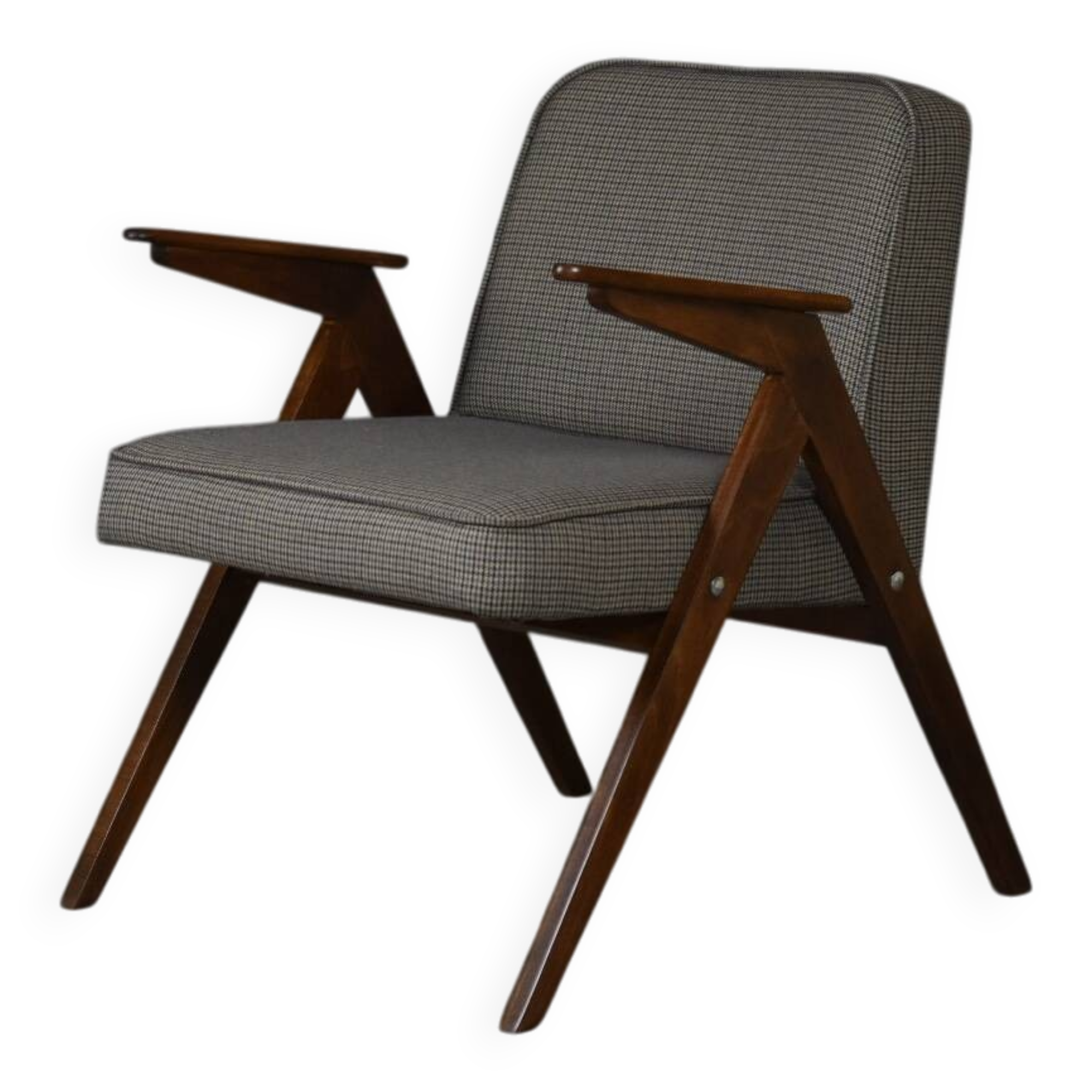 Fauteuil Bunny, modèle 300-177, J. Chierowski, Pologne, années 1960