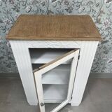 Renovated Art Deco glass sideboard