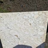 Antique bistro table with marble top