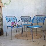 Vintage scoubidou armchairs