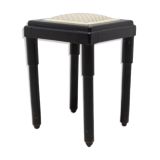Tabouret rembourré historicisme repose-pieds années 1910, Autriche Hongrie