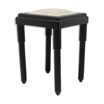 Historicism upholstered stool, footrest, 1910´s, Austria Hungary