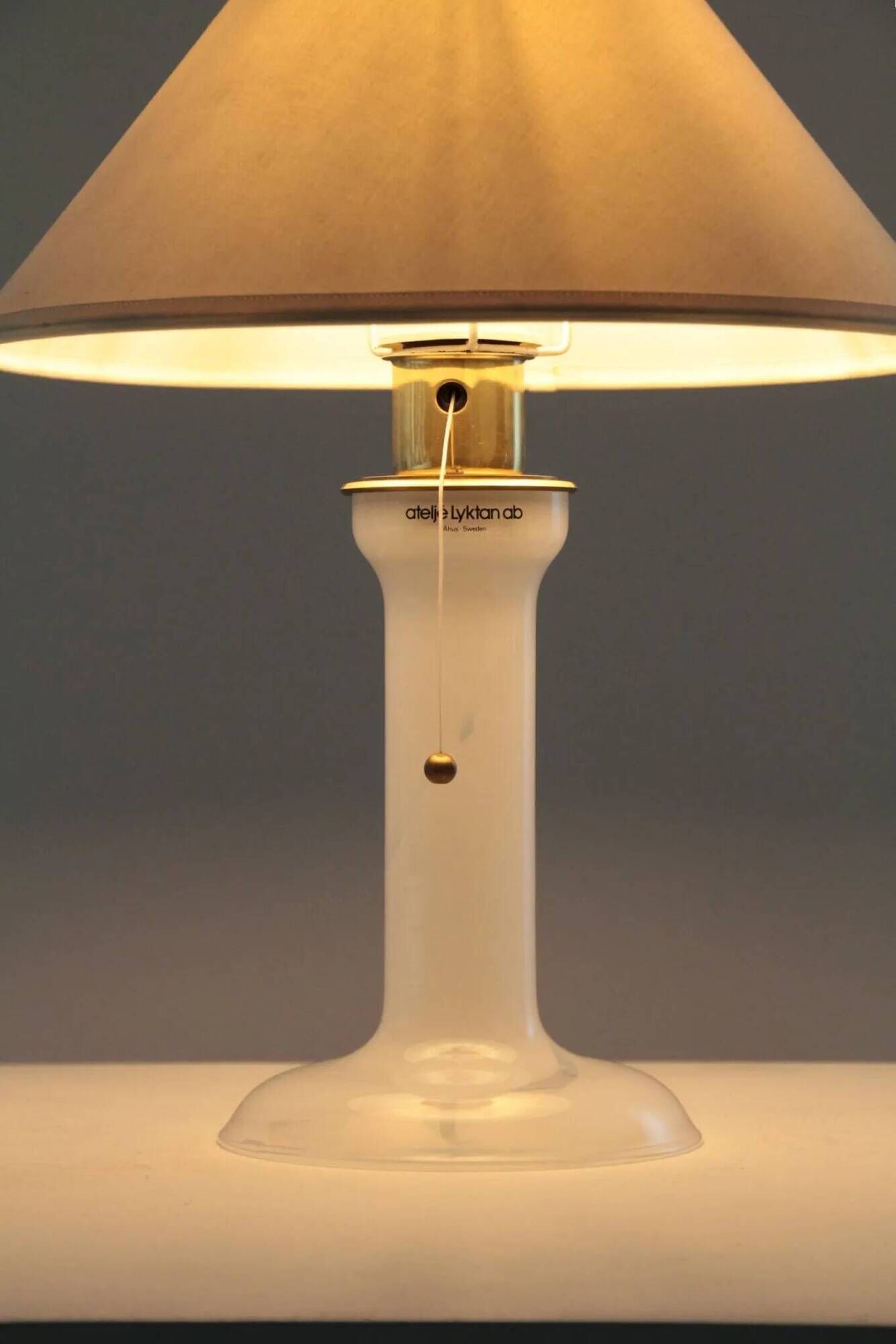 Lampe de table Crystal Studio par Hannelore Dreutler / Studio Åhus pour Ateljé Lyktan, Suède, 1989