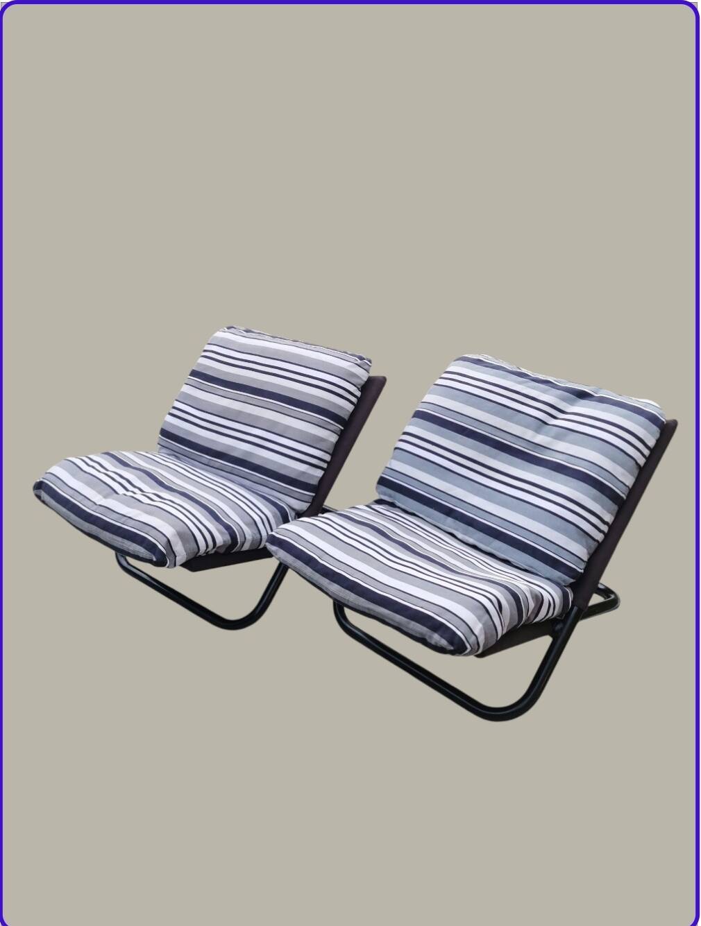 Cross x Cuneo armchair pair