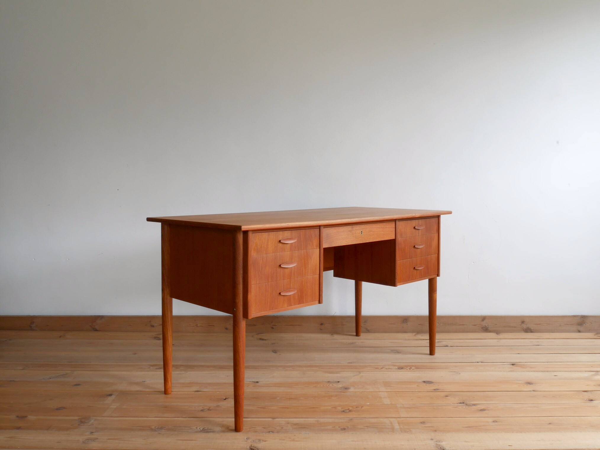 Danish Teak Desk, 1950s