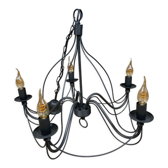 Metal chandelier