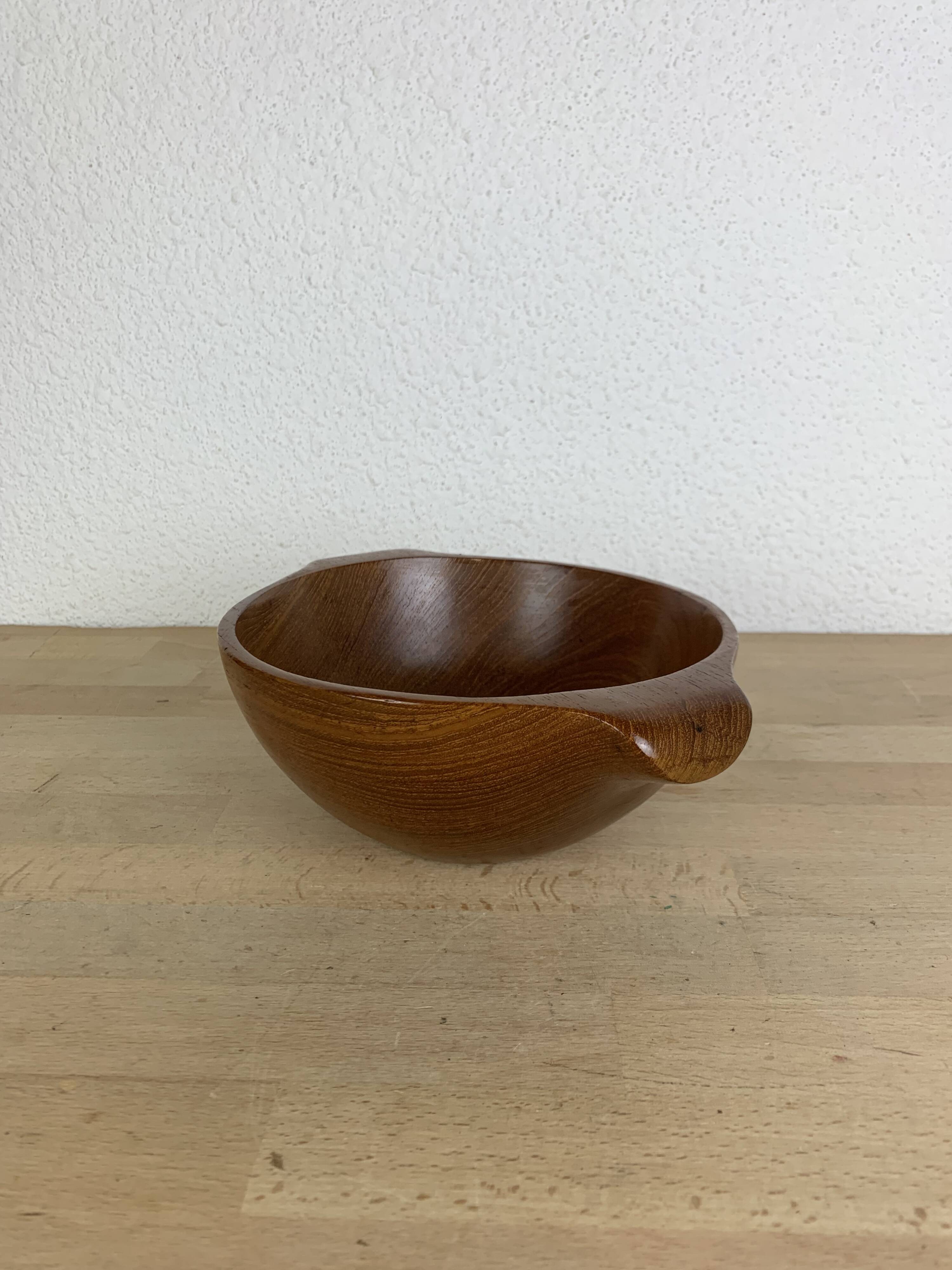 Danish teak fruit bowl, 1960s, Scandinavian style