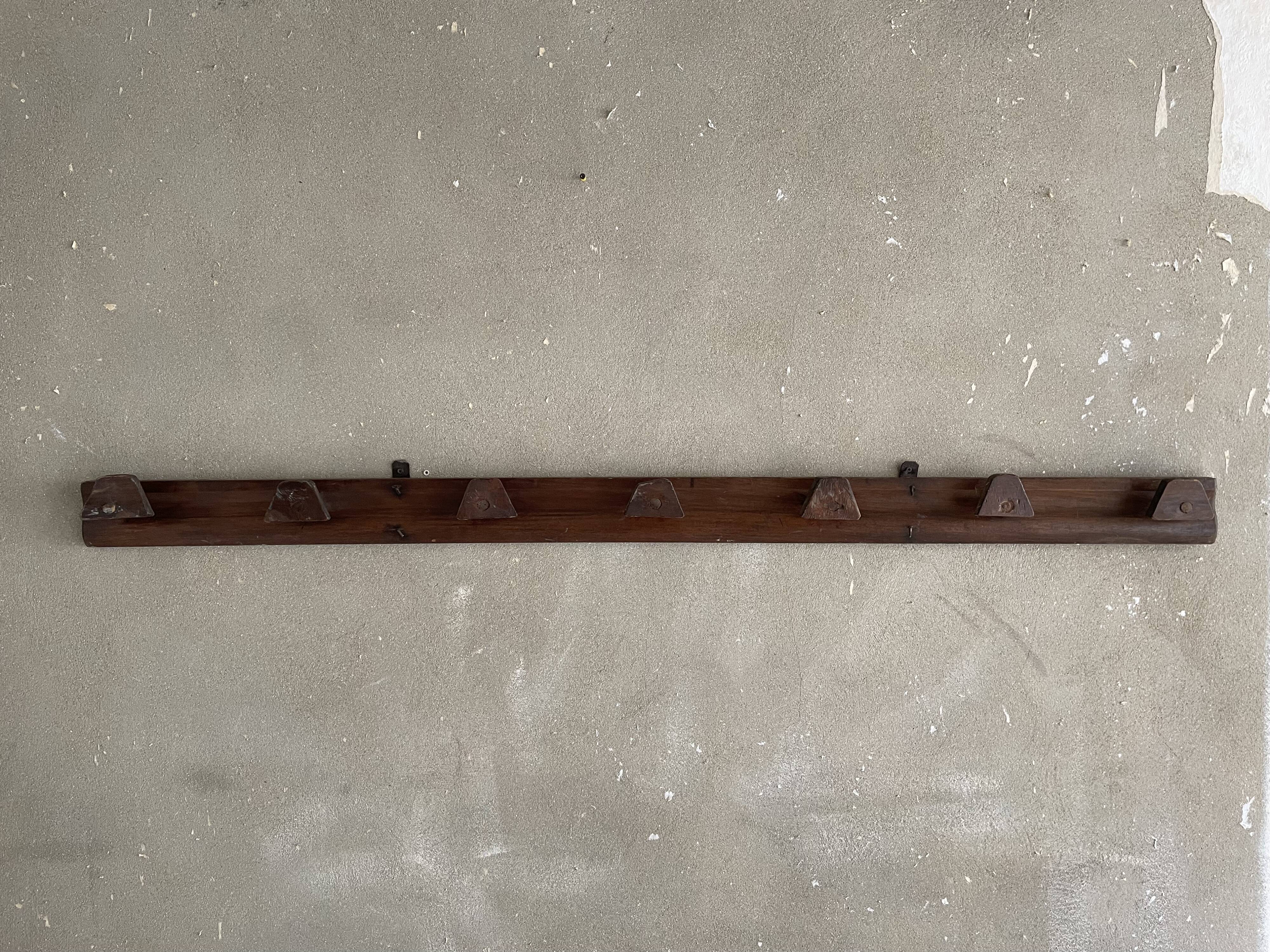 Wall coat rack popular work French 40s
