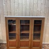 Bibliothèque - Vitrine de style Louis XVI 3 portes