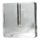 Vase en verre soliflore transparent, années 1960