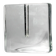 Vase en verre soliflore transparent, années 1960
