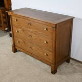 Petite Commode de Propriété en Chêne, époque Empire – Début XIXe