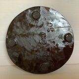 Brown ceramic trivet