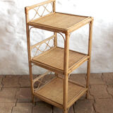 Rattan shelf