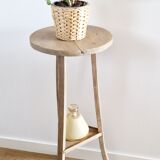 Old pedestal table driftwood