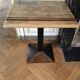 Lot of 15 bistro tables and 15 chairs.
