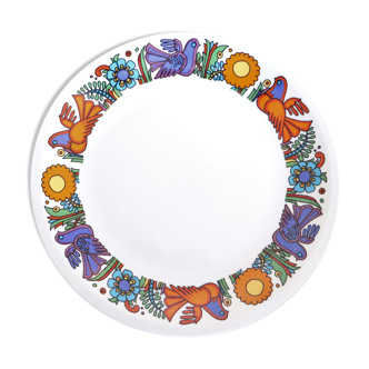 Plate in Acaplulco earthenware from Villeroy and Boch, rare, vintage