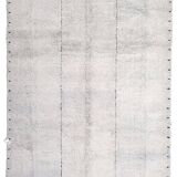 blue wool maroccan style large rug, 300x200 cm wool blue rug