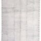 grand tapis de style marocain en laine bleue, 300x200 cm tapis bleu en laine