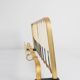 Golden coat rack from the 20th century, Germany, Europe, 1960s.