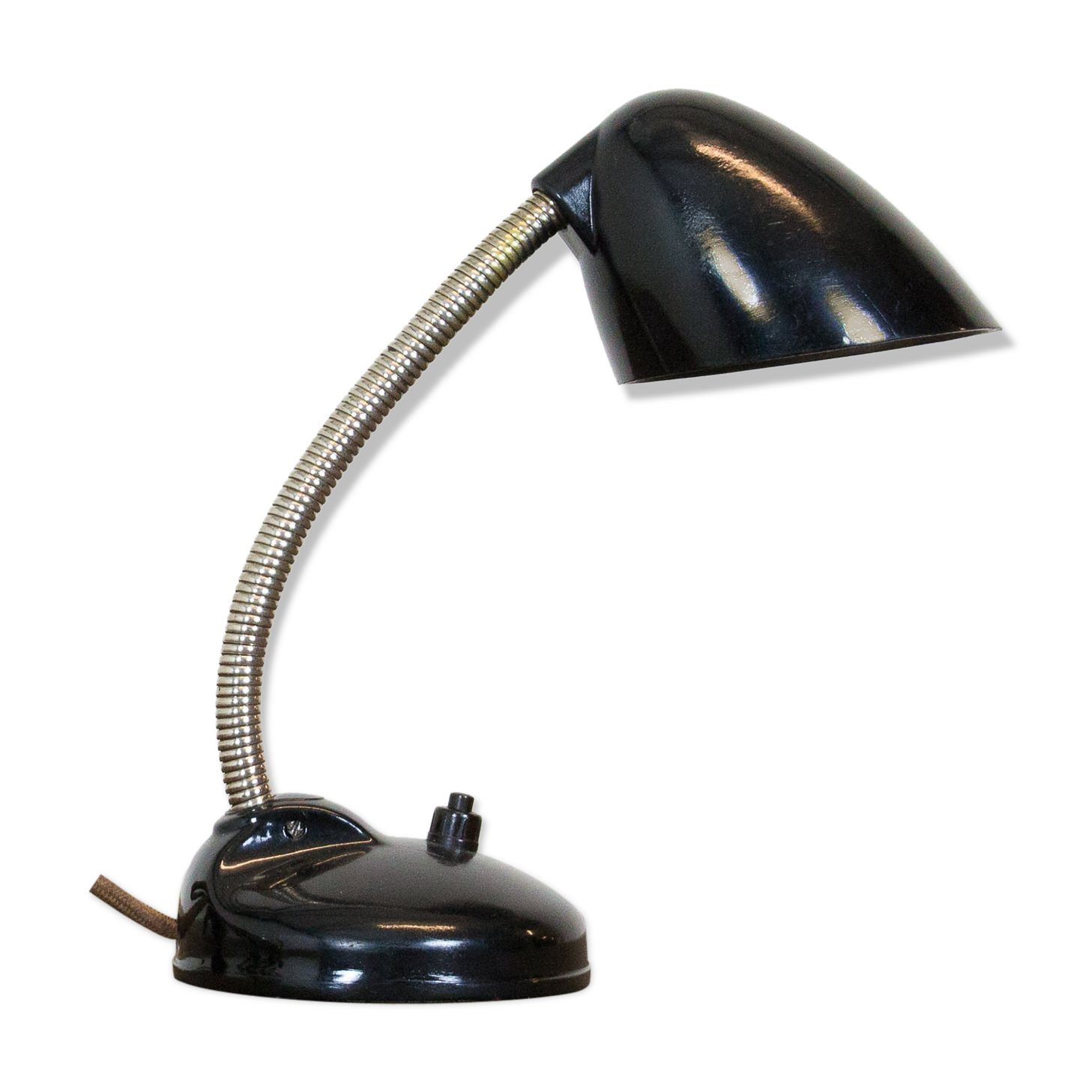Petite lampe de bureau en bakélite