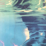 Original French poster the strange creature of the black lake, by constantin belinsky