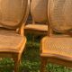 Set of 6 Louis XVI style cane medallion chairs